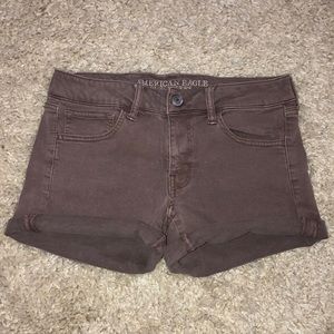 American Eagle Super Stretch Jean Shorts Mauve